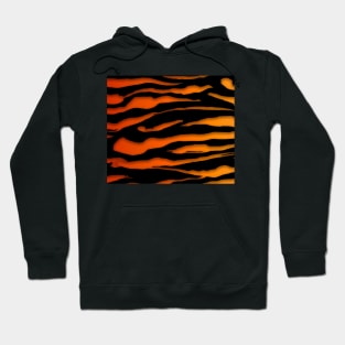 Orange Zebra Hoodie